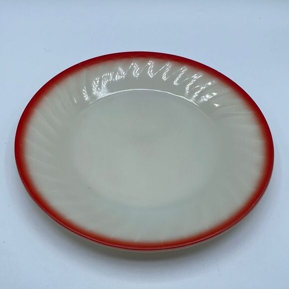 Set of 3 Fire king sunrise 9” dinner plates - Picture 1 of 5